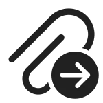Attach Forward SVG Icon